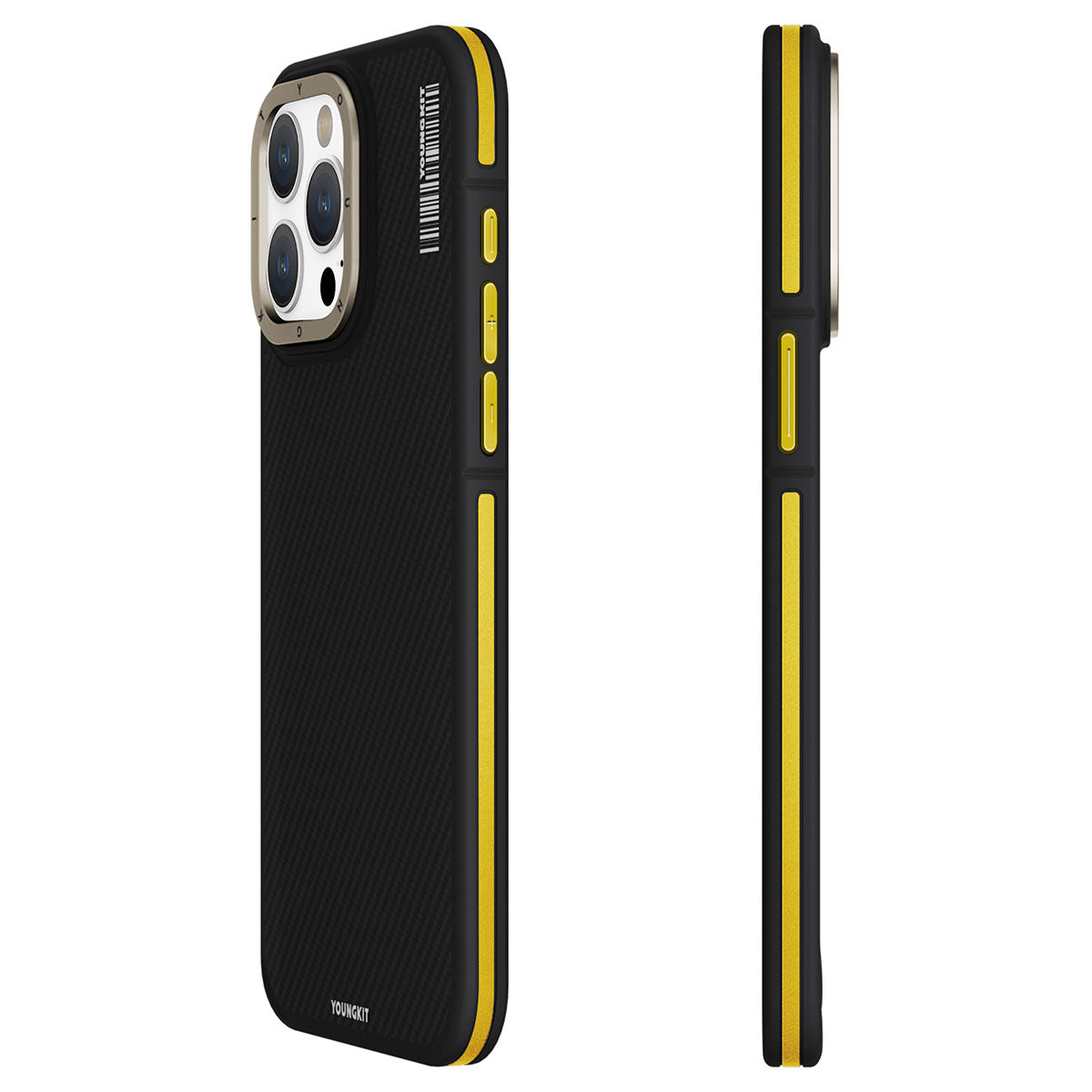YoungKit 600D Kevlar iPhone 15 Pro Max Magsafe Şarj Özellikli Telefon Kılıfı - 1 YoungKit 600D Kevlar iPhone 15 Pro Max Magsafe Şarj Özellikli Telefon Kılıfı - 1